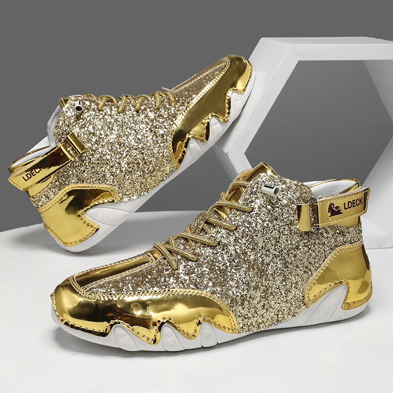 Glitter High Top Sneaker