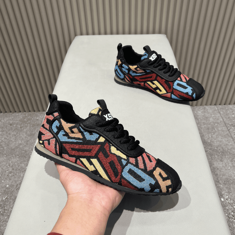 Colorful Letter Print Sneaker