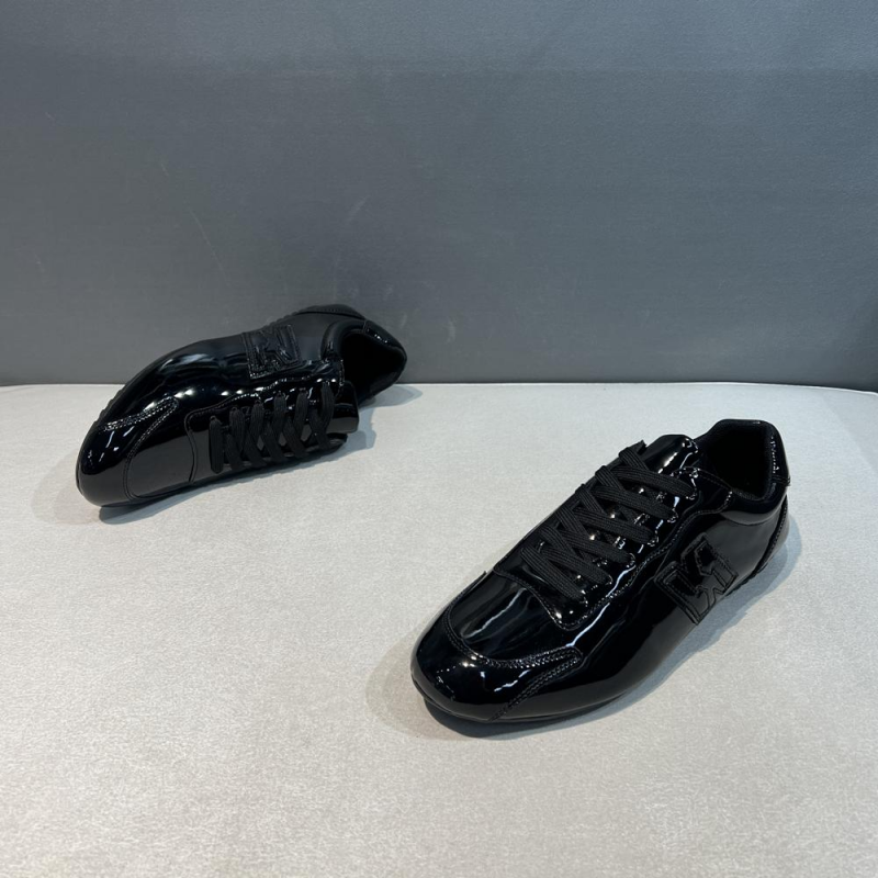 Glossy Letter Detail Sneaker