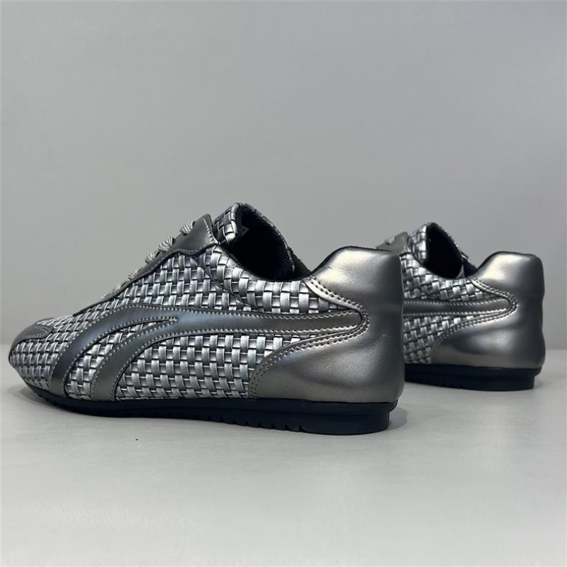 Woven Texture Slip On Sneaker