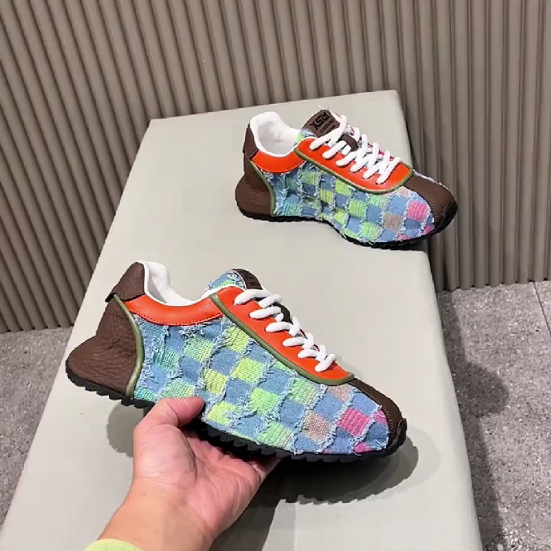 Men's Colorful Patchwork Casual Sneaker Shoe