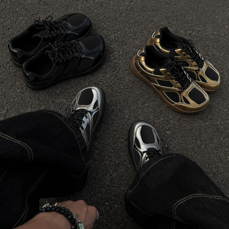 Men's Metallic Urban Sneaker Shoe