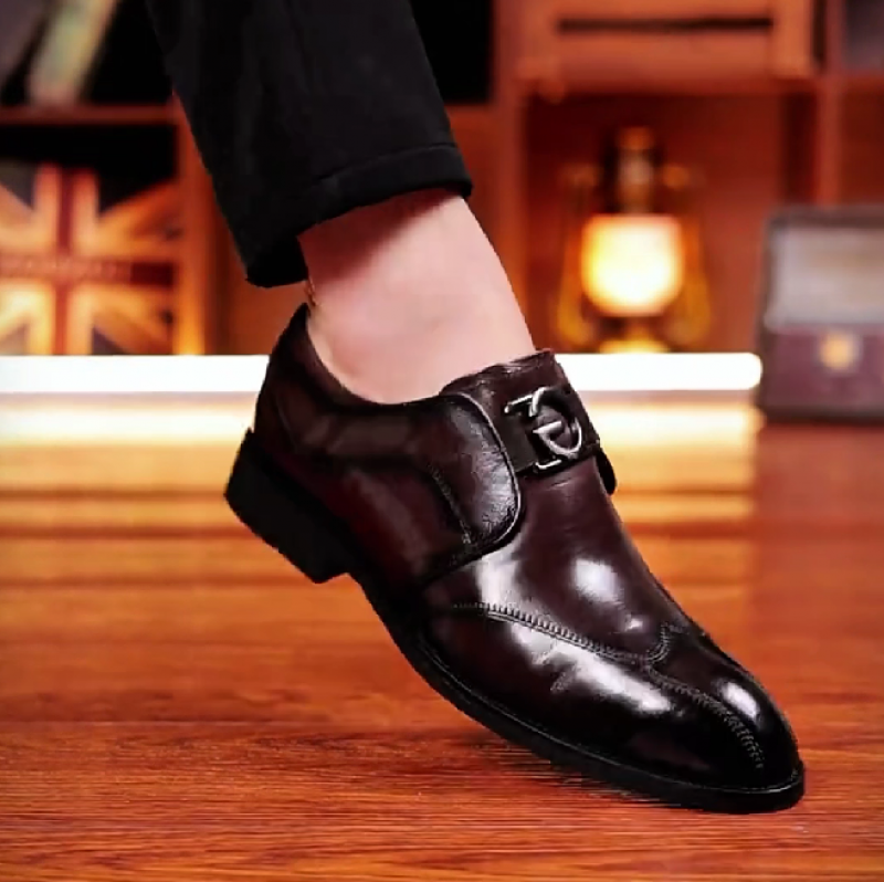 Men's Brown Leather Dress Shoe