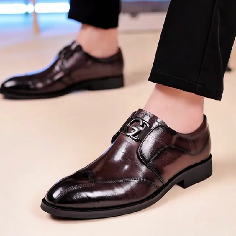 Men's Brown Leather Dress Shoe