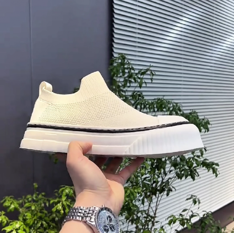 Men's Knit Slip-On Sneakers