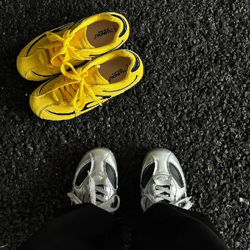 Men's Retro Racing Style Casual Sneakers