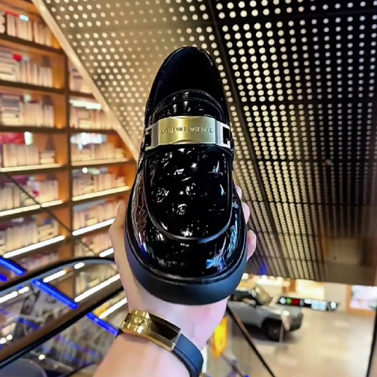 Men's Patent Leather Slip On Loafers