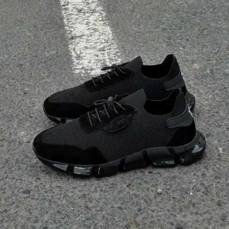 Men's Knit Mesh Lace Up Sneakers