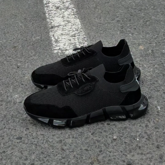 Men's Knit Mesh Lace Up Sneakers