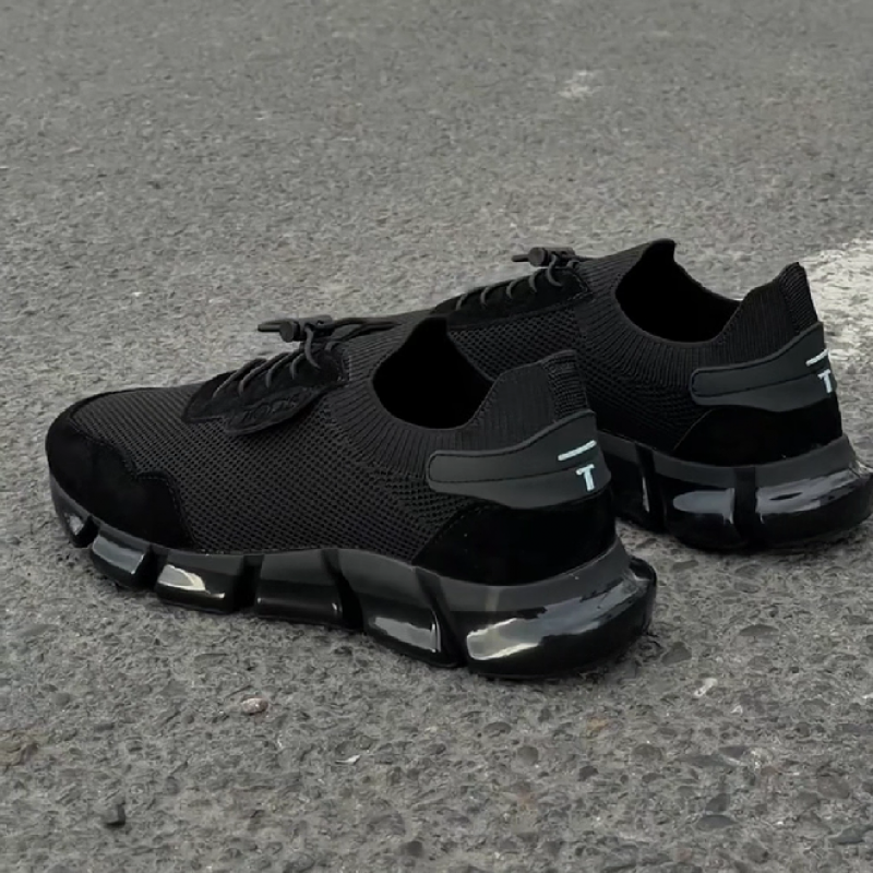 Men's Knit Mesh Lace Up Sneakers