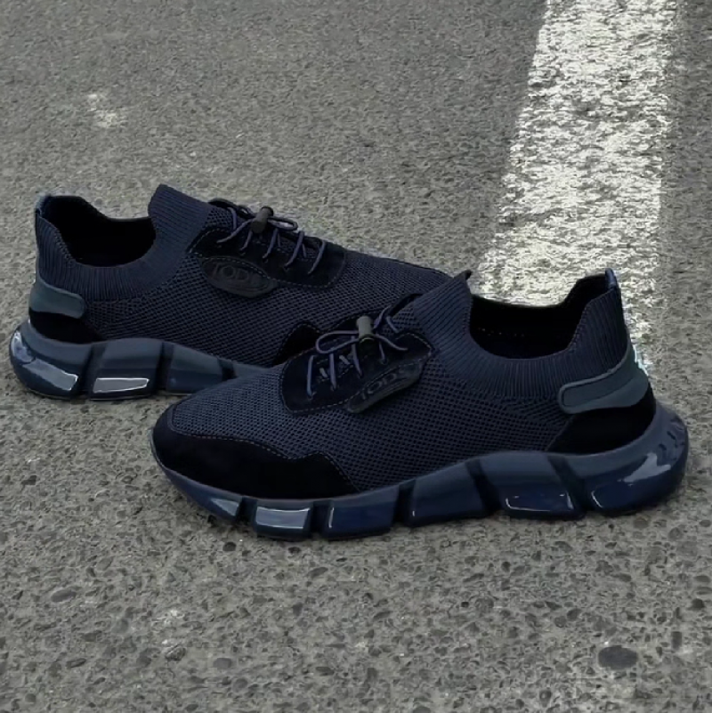 Men's Knit Mesh Lace Up Sneakers
