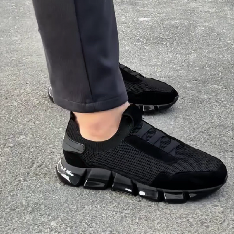 Men's Knit Upper Casual Walking Sneakers