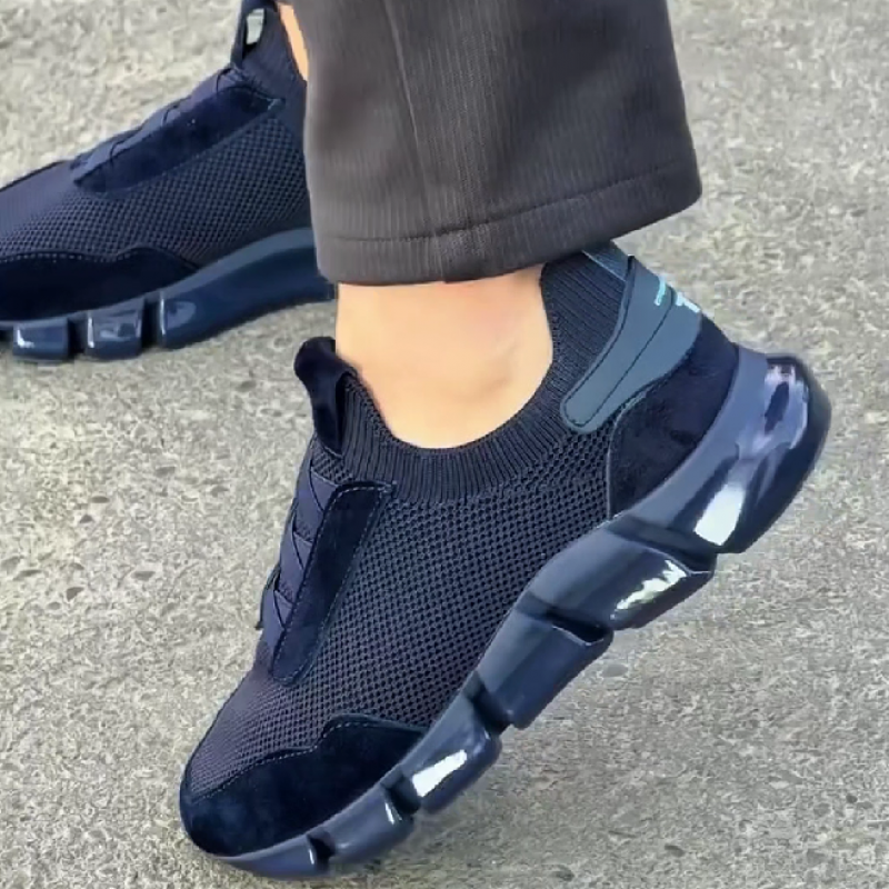 Men's Knit Upper Casual Walking Sneakers