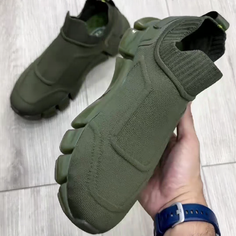 Men's Knit Slip On Casual Sneakers