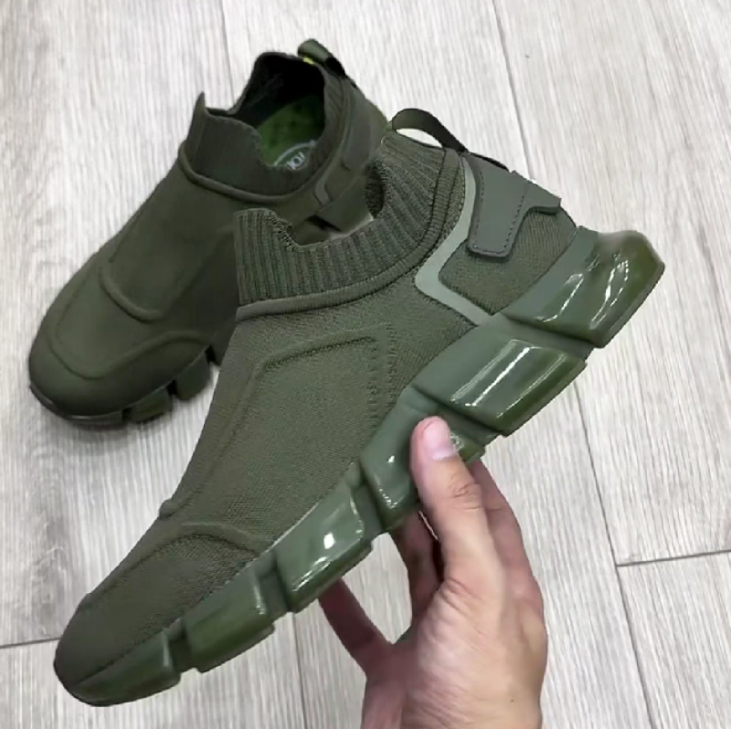 Men's Knit Slip On Casual Sneakers