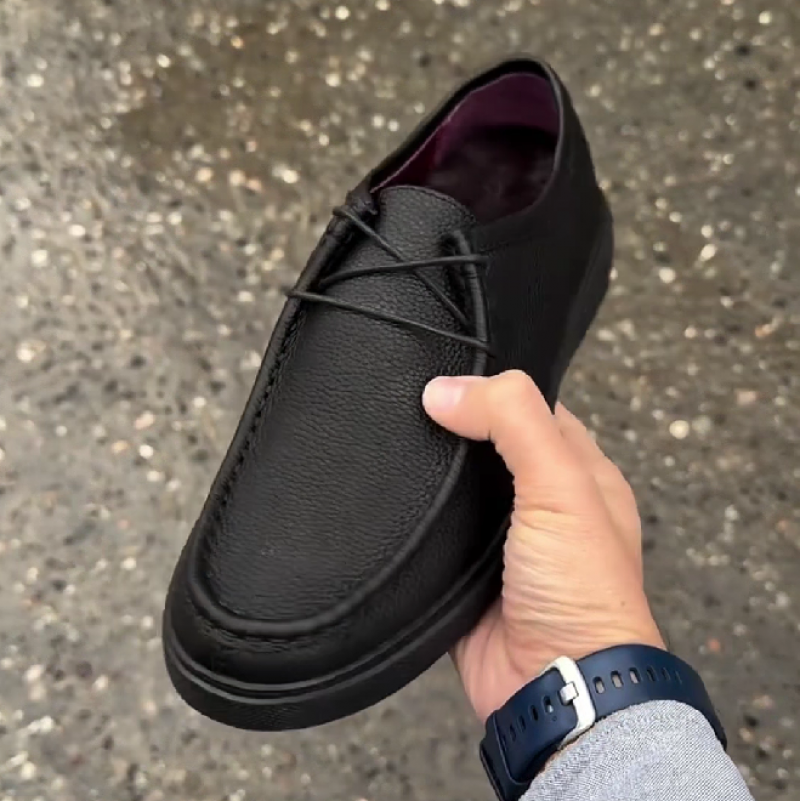 Men's Leather Lace Up Casual Shoes