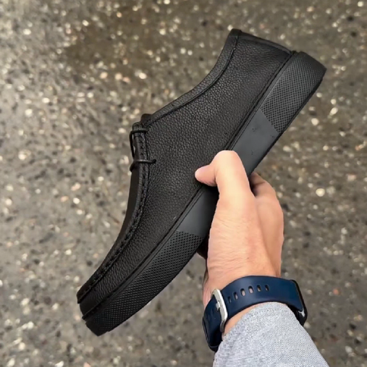 Men's Leather Lace Up Casual Shoes