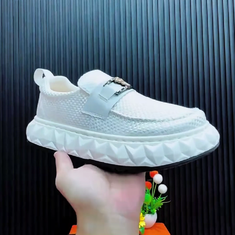 Men's Knit Slip On Casual Sneakers