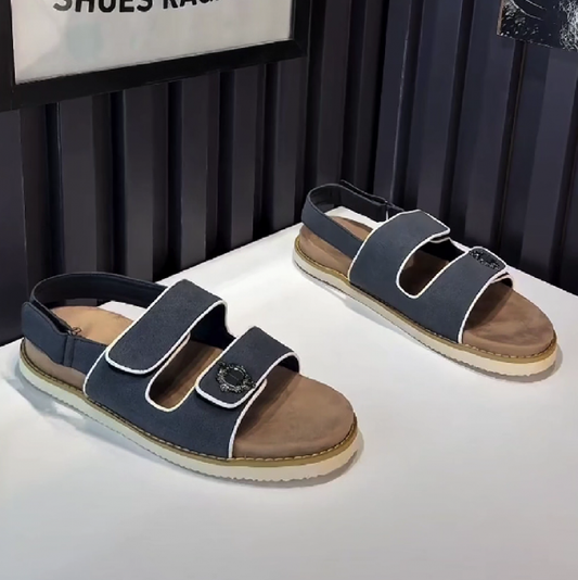 Men's Double Strap Velcro Sandals