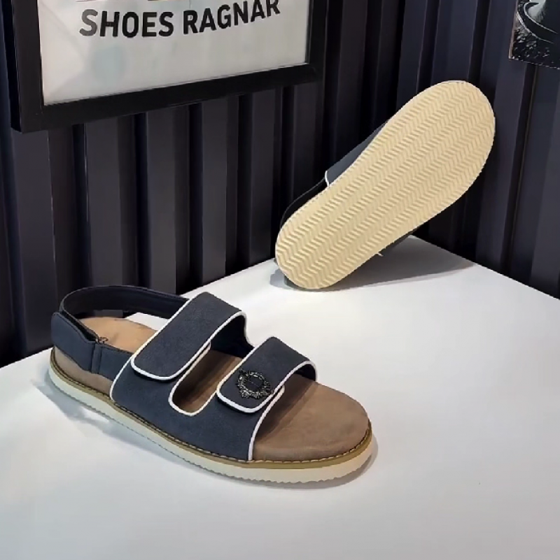 Men's Double Strap Velcro Sandals