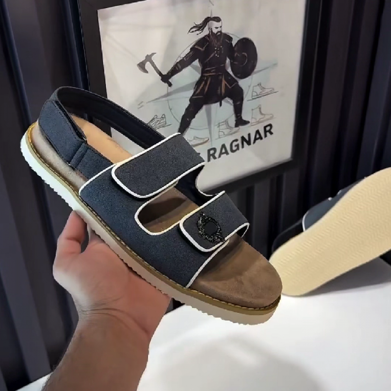 Men's Double Strap Velcro Sandals