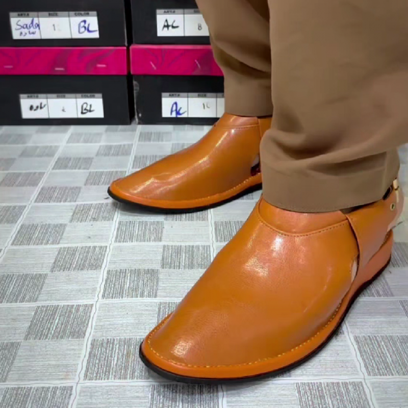 Men's Leather Pointed Toe Sandals