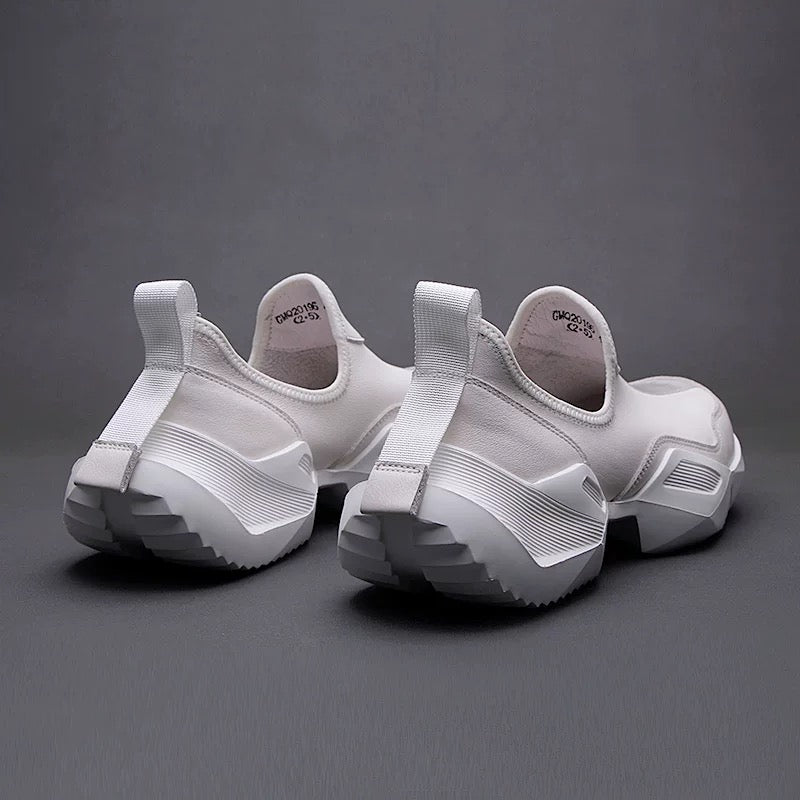 Men's Slip-On Sneakers with Textured Sole Design