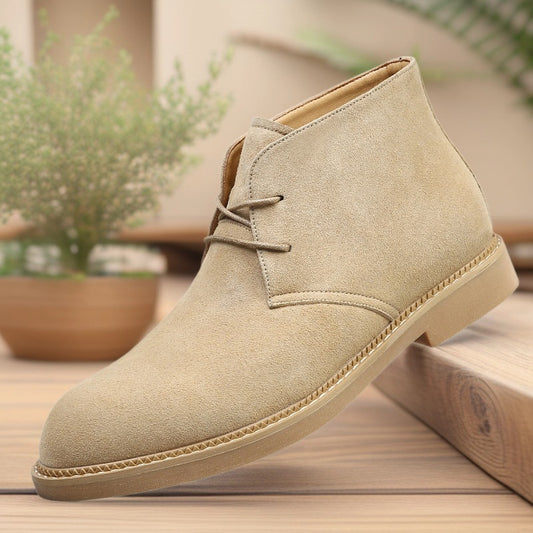 Beige Suede Chukka Boot