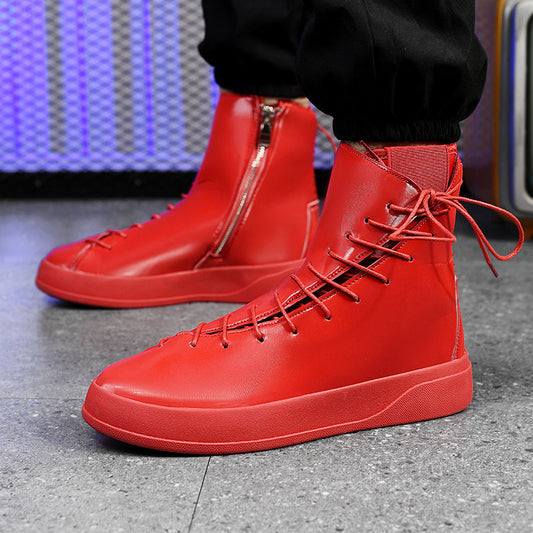 High Top Zipper Boot