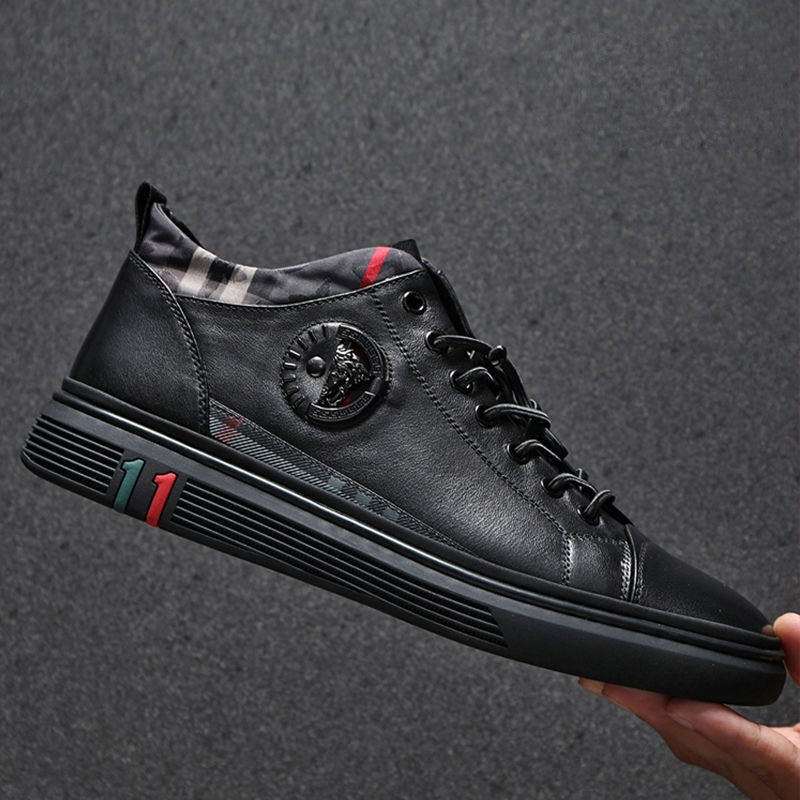 Leather Logo Detail Sneaker