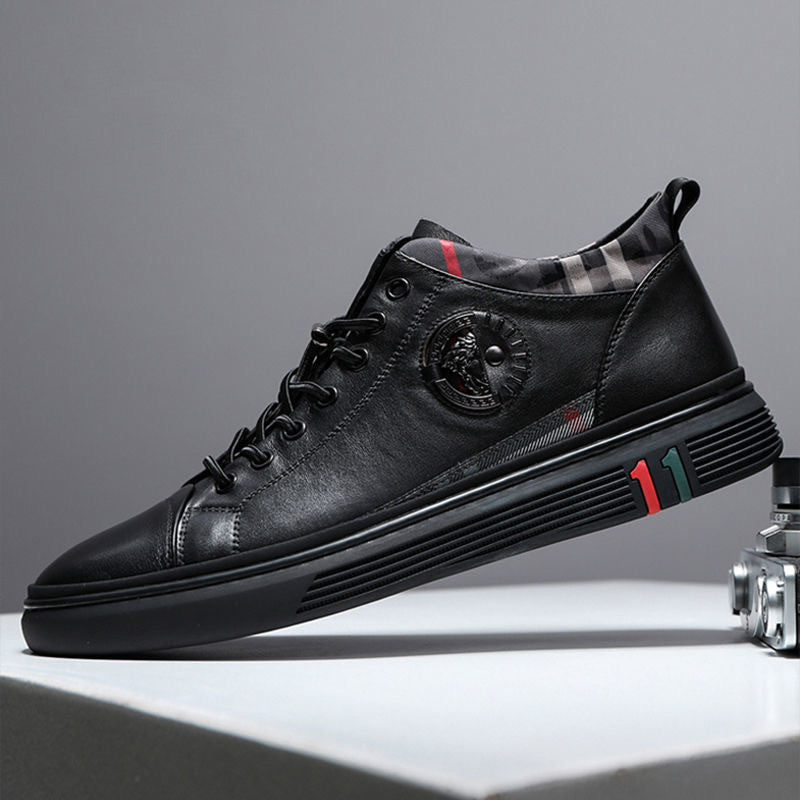 Leather Logo Detail Sneaker