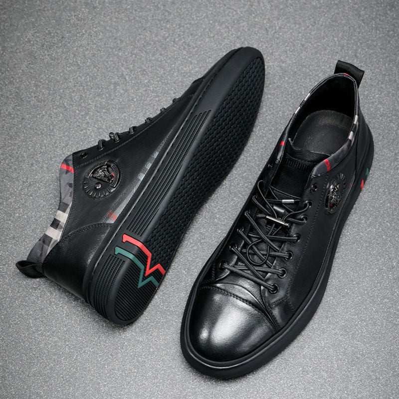 Leather Logo Detail Sneaker
