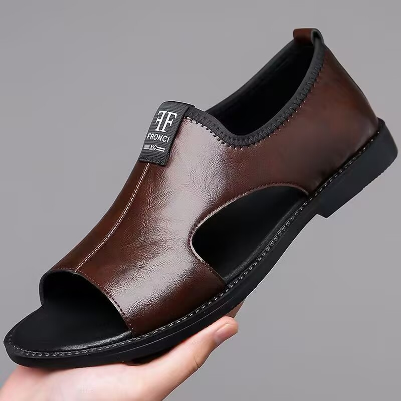 Men's Leather Casual Sandals