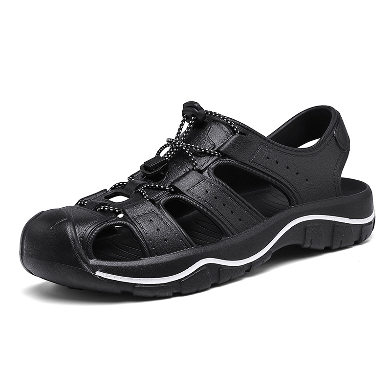 Men's Leather Clog Sandals