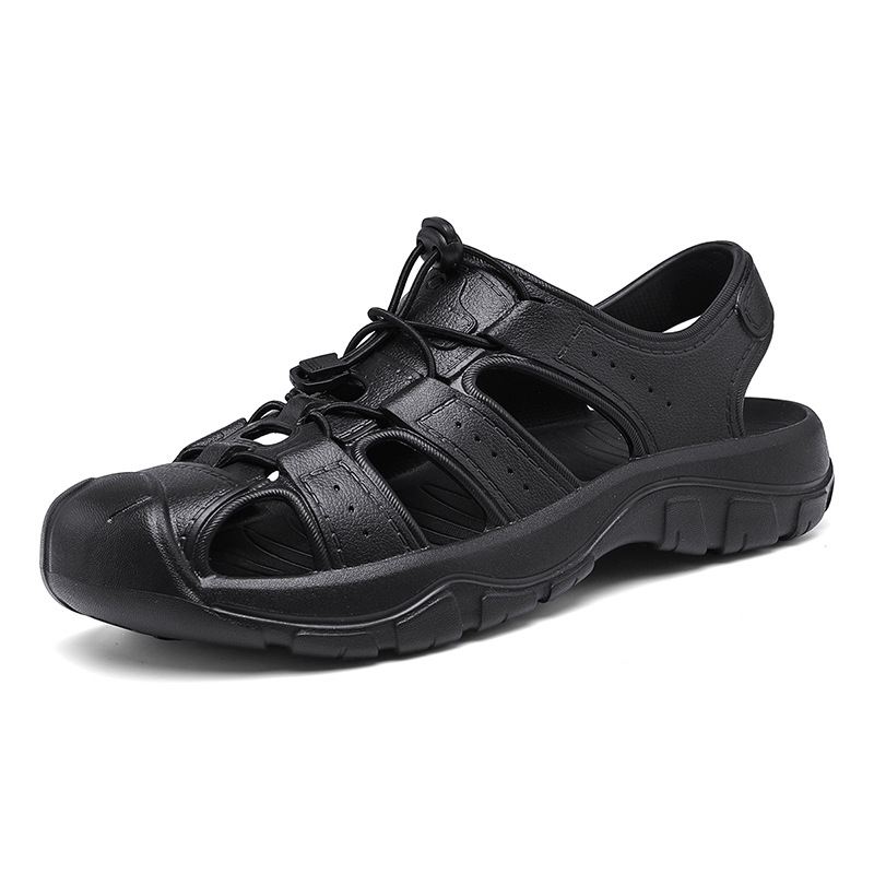 Men's Leather Clog Sandals