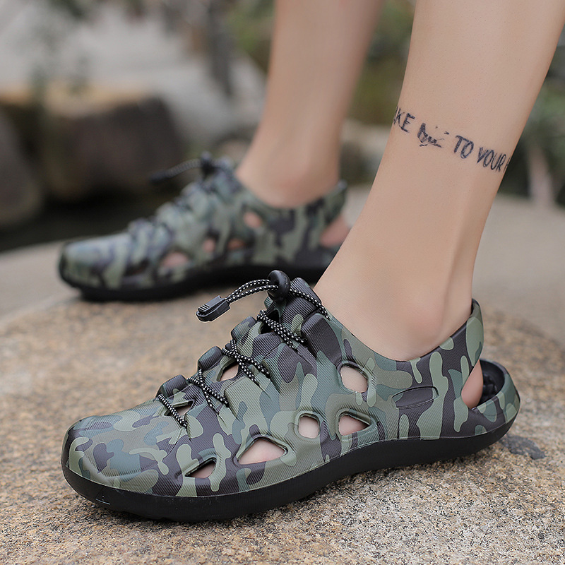 Men's Camo Clog Sandals