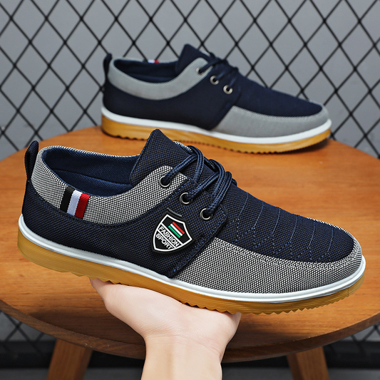 Men's Lace Up Canvas Casual Shoes
