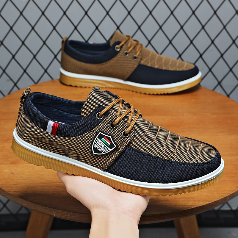 Men's Lace Up Canvas Casual Shoes