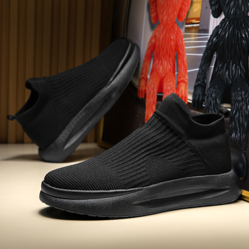 Men's Knit Slip On Sneaker Comfort Shoes