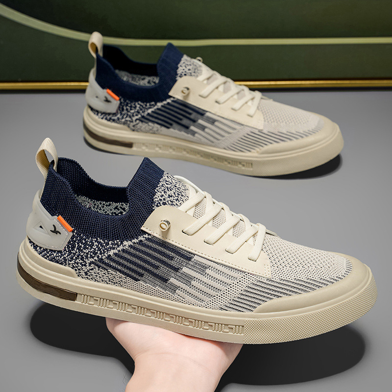 Men's Mesh Lace Up Casual Sneakers