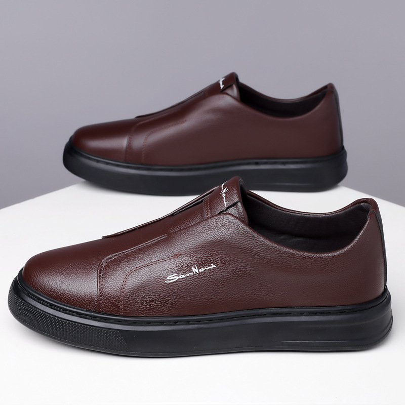 Men's Slip On Leather Casual Shoes