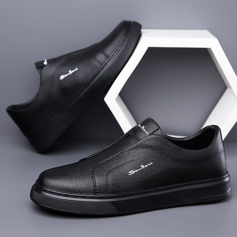 Men's Slip On Leather Casual Shoes