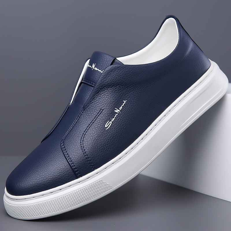 Men's Slip On Leather Casual Shoes