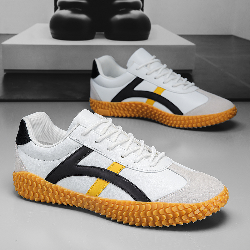 Men's Breathable Leather Summer Sneakers Casual Wear
