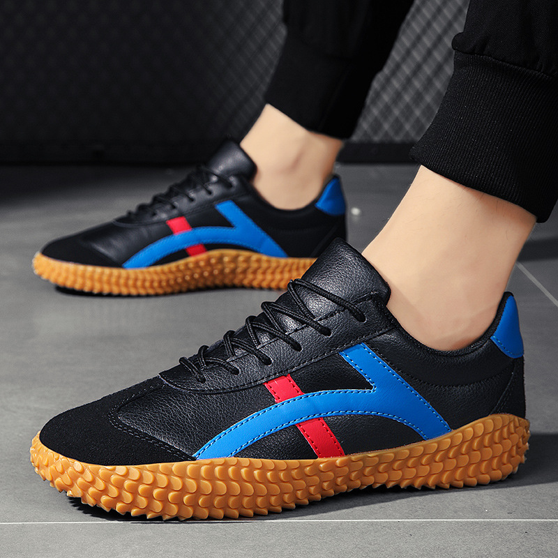Men's Breathable Leather Summer Sneakers Casual Wear