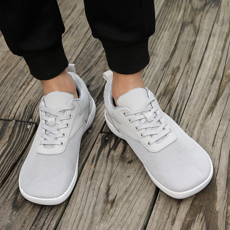 Men's Black Knit Casual Sneaker Shoe