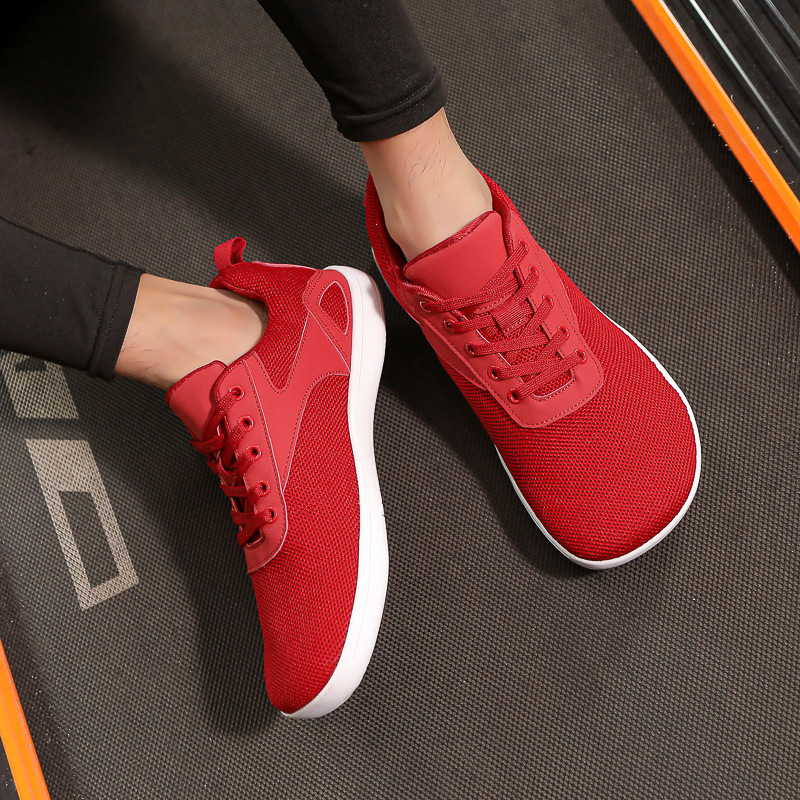 Men's Black Knit Casual Sneaker Shoe