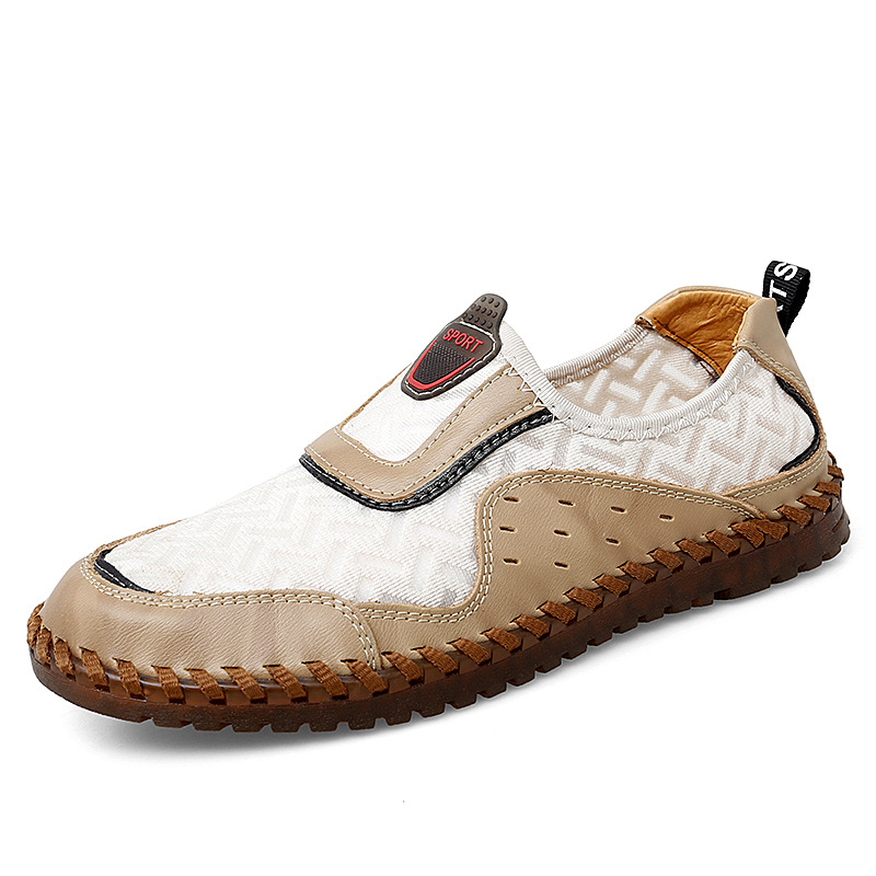 Men's Yellow Breathable Slip On Shoe