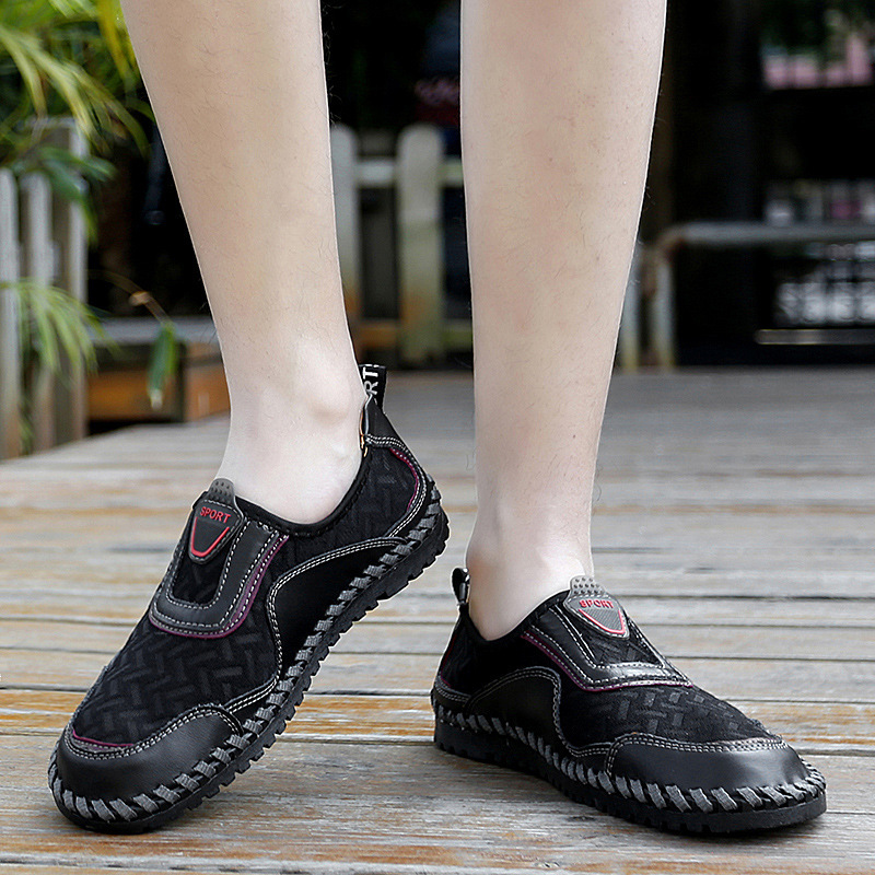 Men's Yellow Breathable Slip On Shoe
