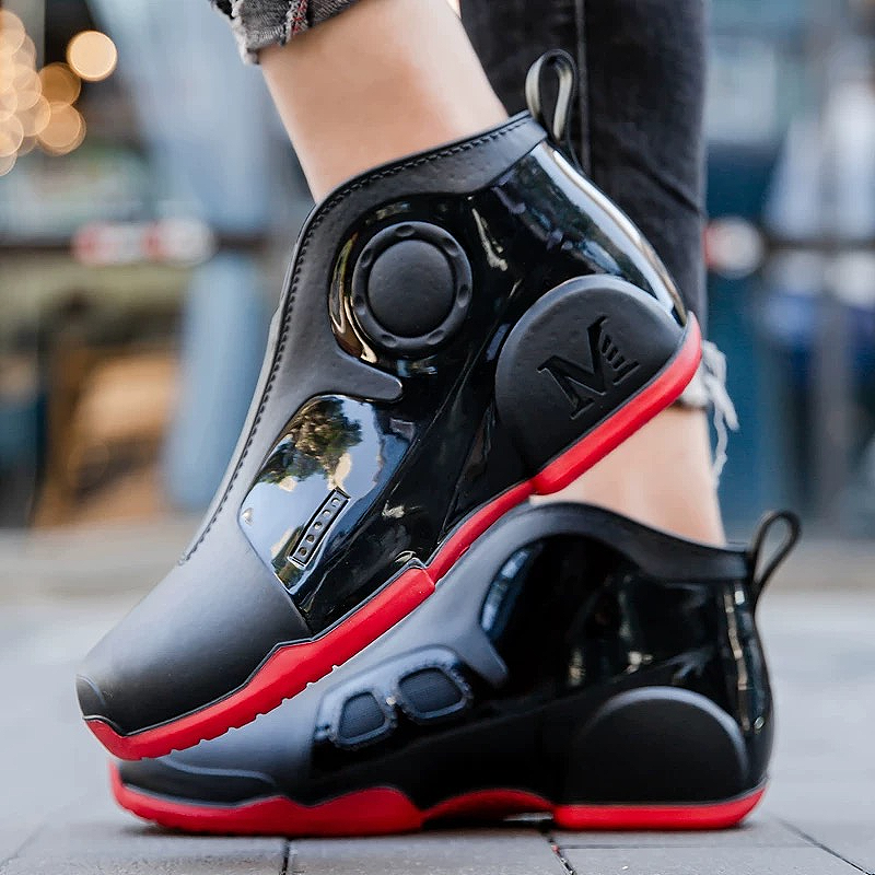 Men's Waterproof Ankle Boots with Adjustable Closure